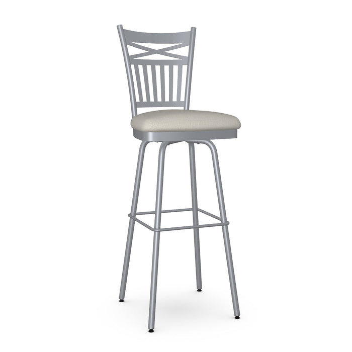Garden Swivel Spectator Stool - Upholstered