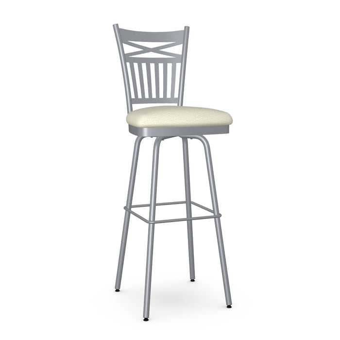 Garden Swivel Spectator Stool - Upholstered