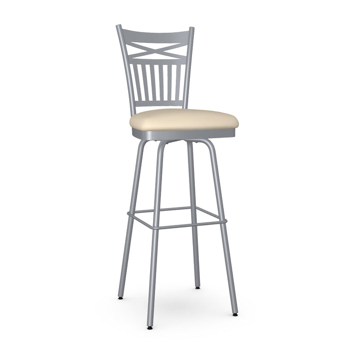 Garden Swivel Spectator Stool - Upholstered