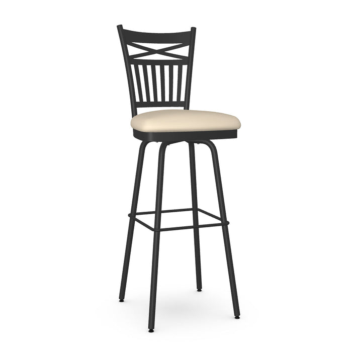 Garden Swivel Spectator Stool - Upholstered