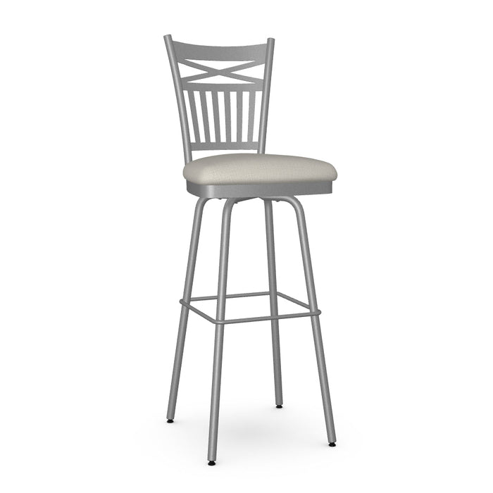 Garden Swivel Spectator Stool - Upholstered