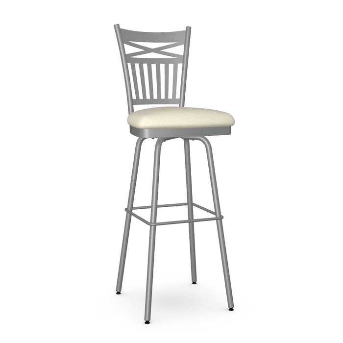 Garden Swivel Spectator Stool - Upholstered