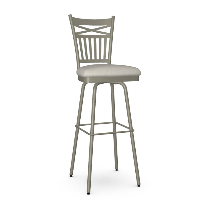 Garden Swivel Spectator Stool - Upholstered