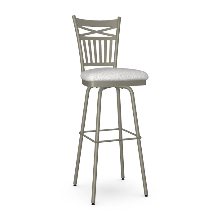 Garden Swivel Spectator Stool - Upholstered