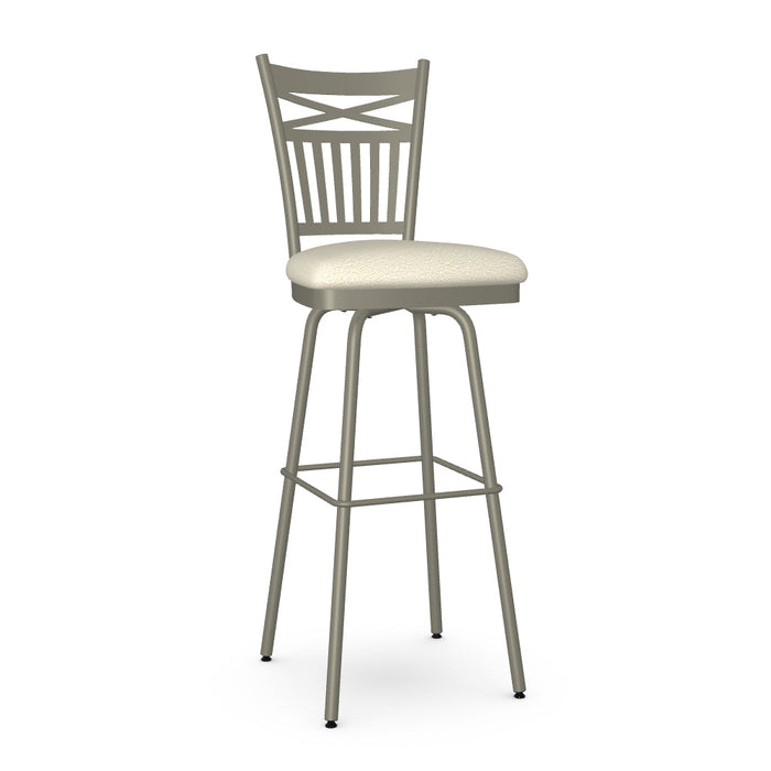 Garden Swivel Spectator Stool - Upholstered