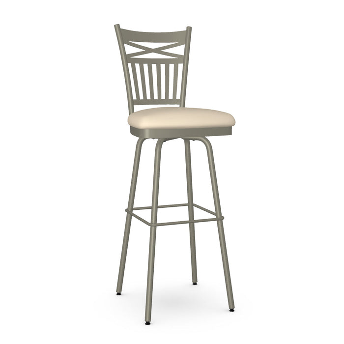 Garden Swivel Spectator Stool - Upholstered
