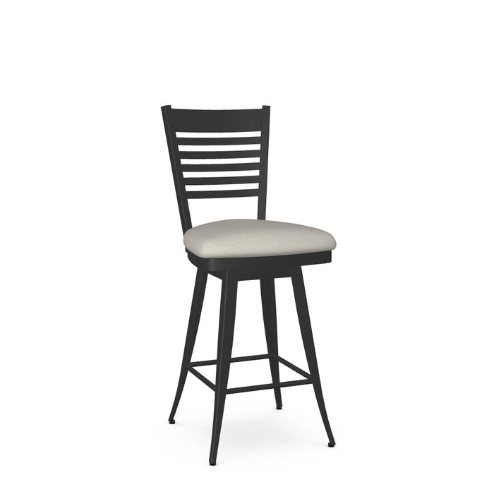 Edwin Swivel Counter Stool - Upholstered