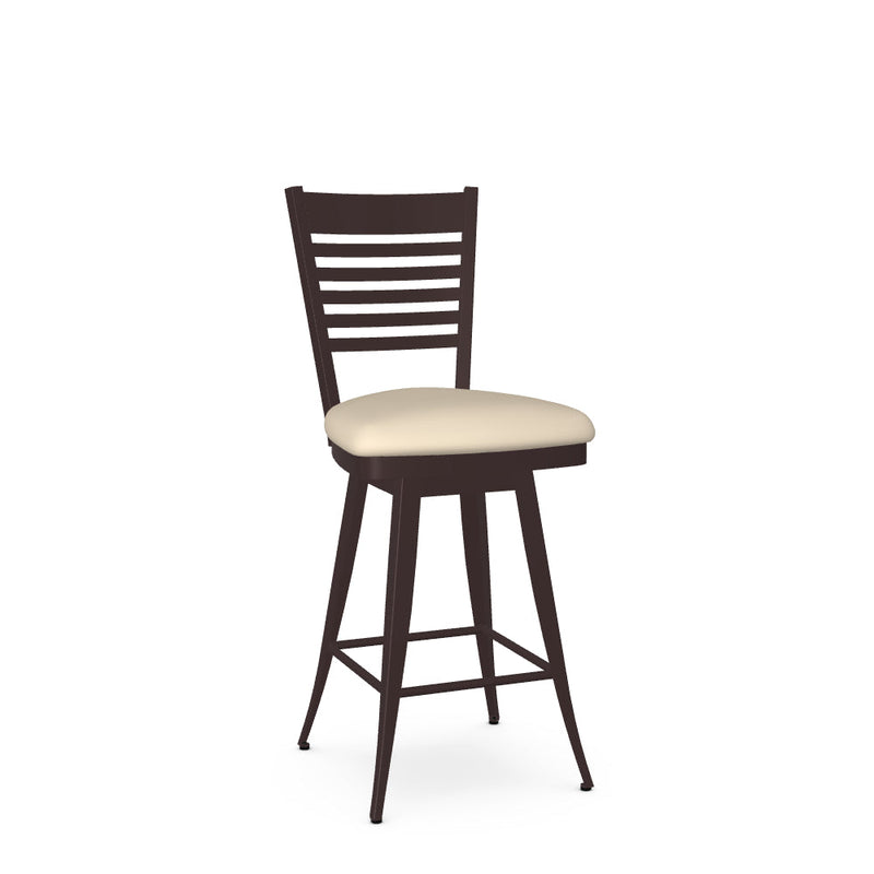 Edwin Swivel Counter Stool - Upholstered