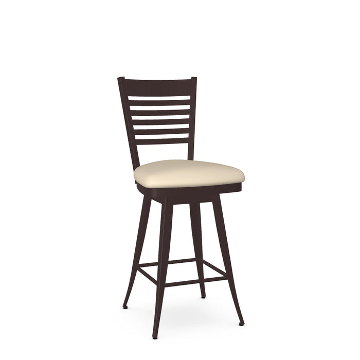 Edwin Swivel Counter Stool - Upholstered