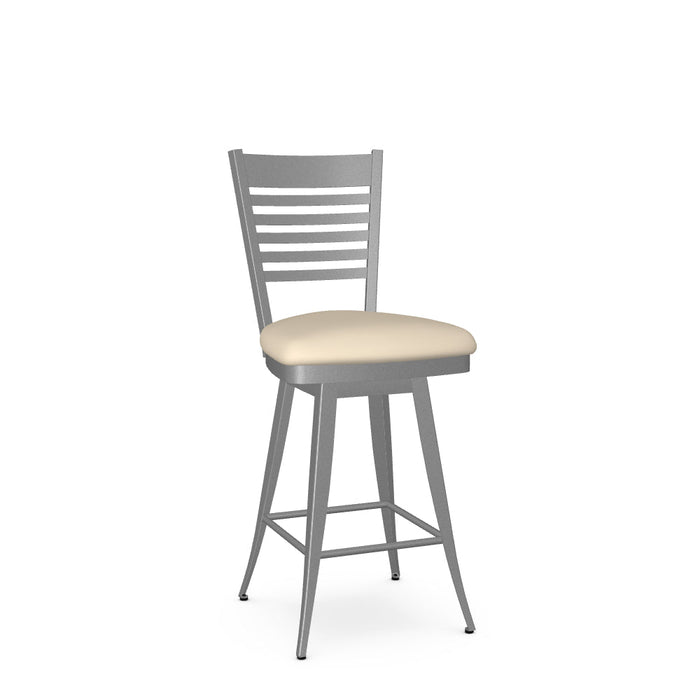 Edwin Swivel Counter Stool - Upholstered