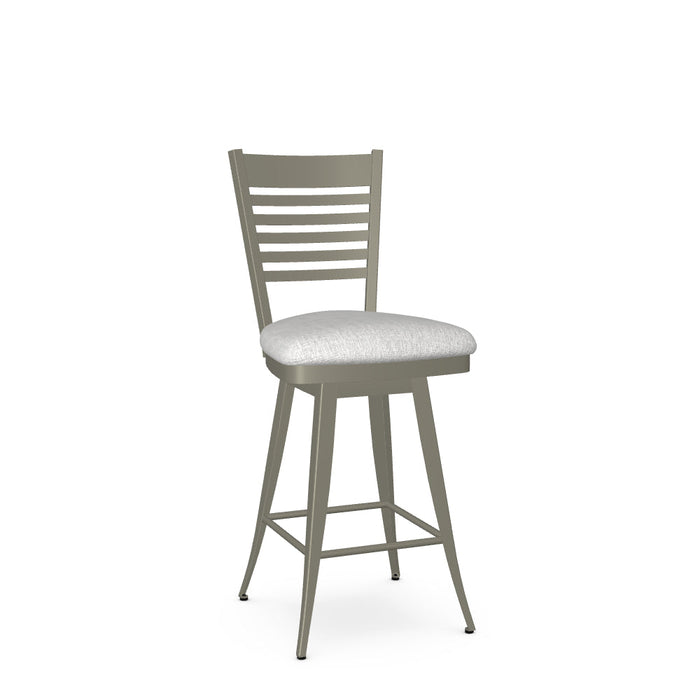 Edwin Swivel Counter Stool - Upholstered