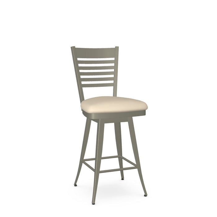 Edwin Swivel Counter Stool - Upholstered
