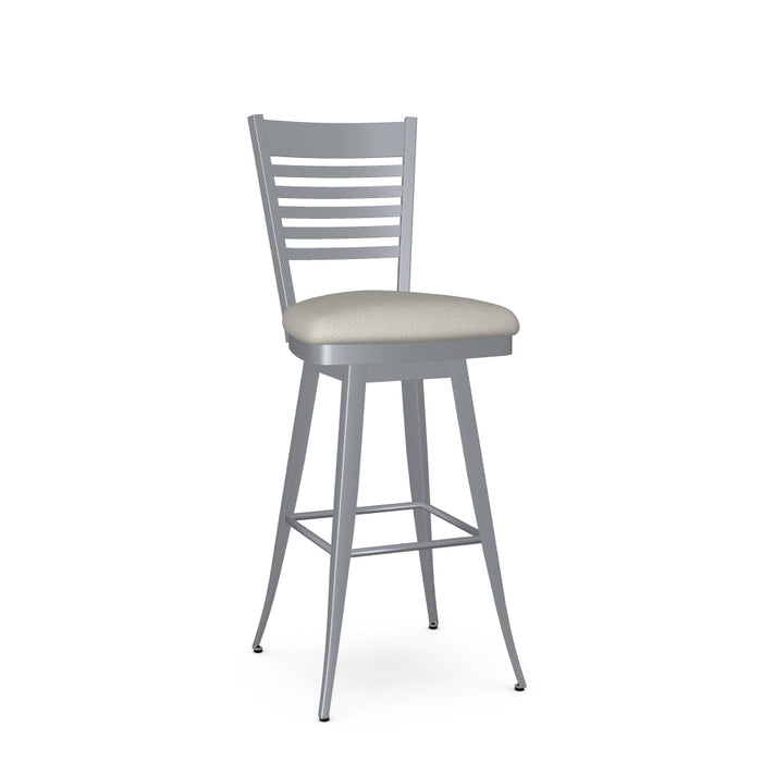 Edwin Swivel Bar Stool - Upholstered