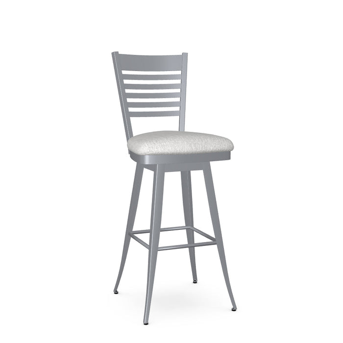 Edwin Swivel Bar Stool - Upholstered