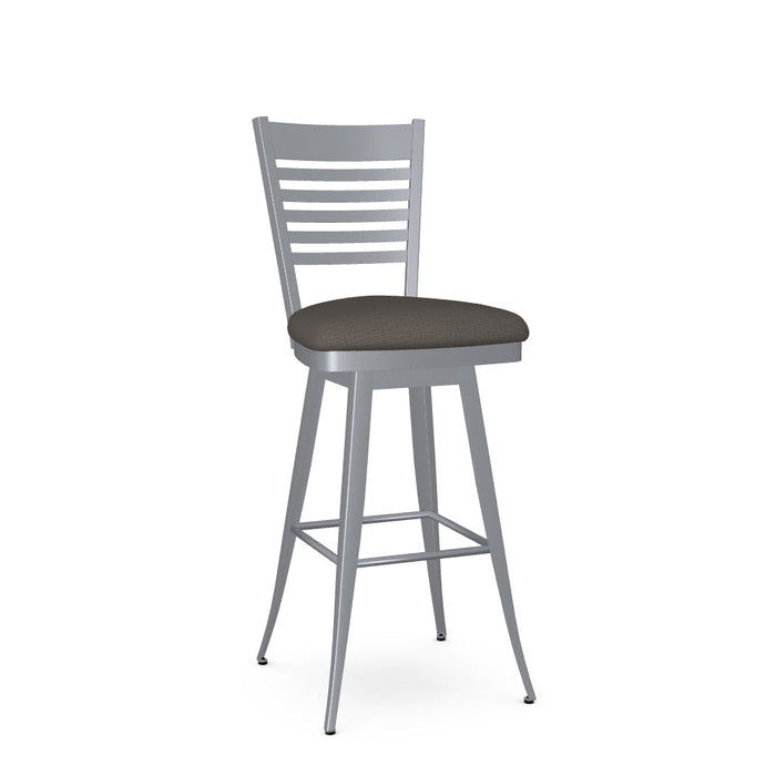 Edwin Swivel Bar Stool - Upholstered