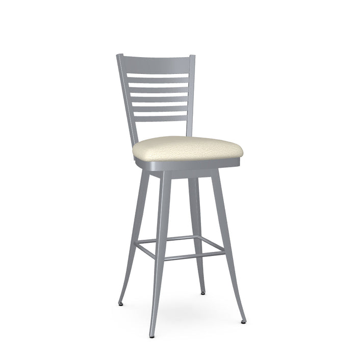 Edwin Swivel Bar Stool - Upholstered