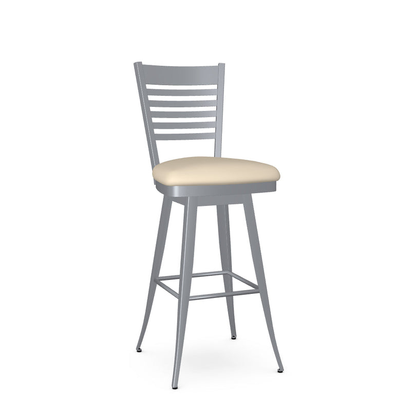 Edwin Swivel Bar Stool - Upholstered