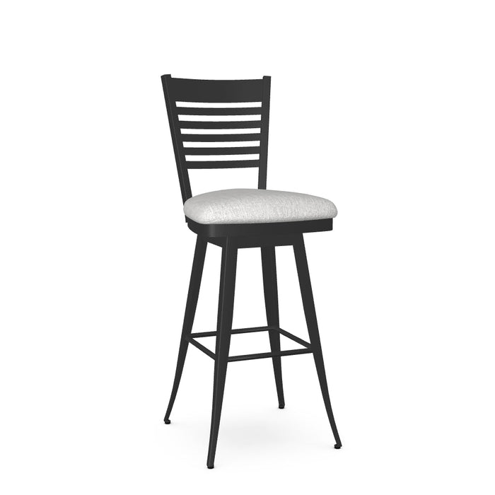 Edwin Swivel Bar Stool - Upholstered