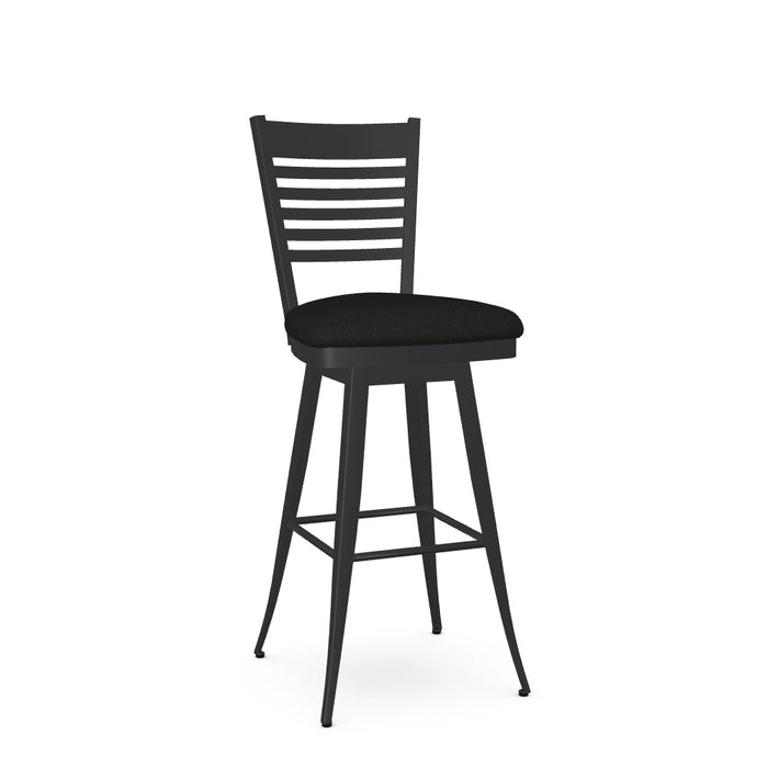 Edwin Swivel Bar Stool - Upholstered