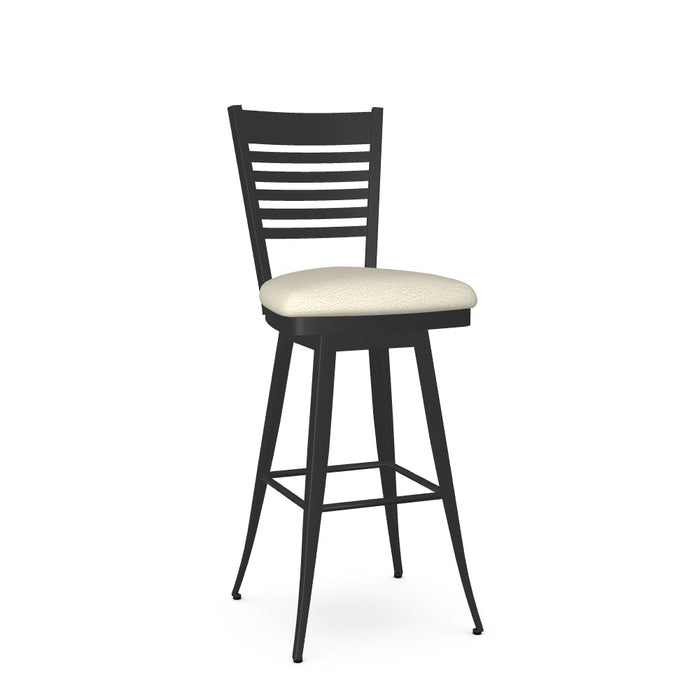 Edwin Swivel Bar Stool - Upholstered