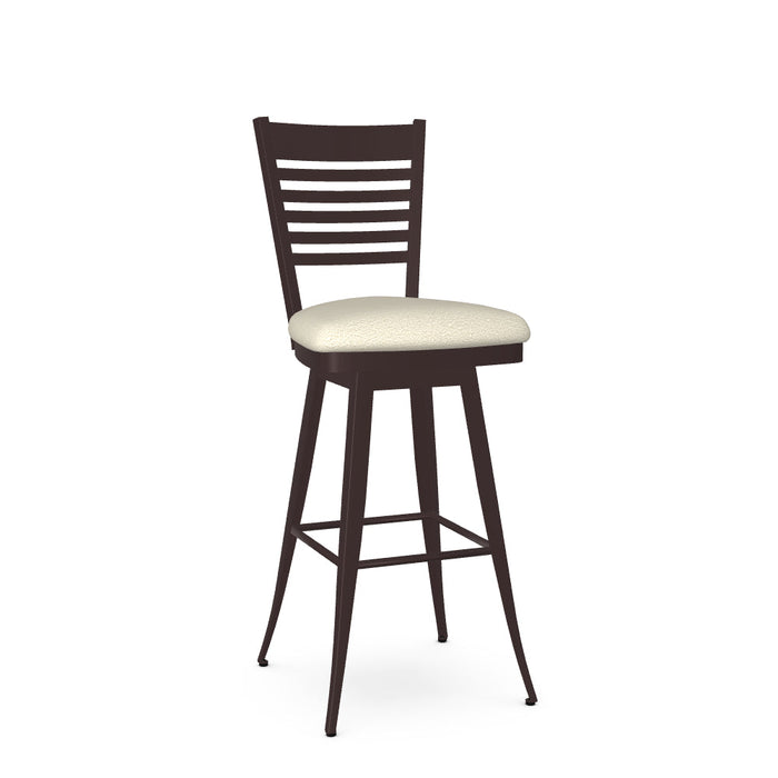 Edwin Swivel Bar Stool - Upholstered
