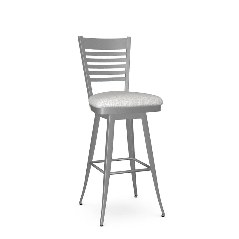 Edwin Swivel Bar Stool - Upholstered
