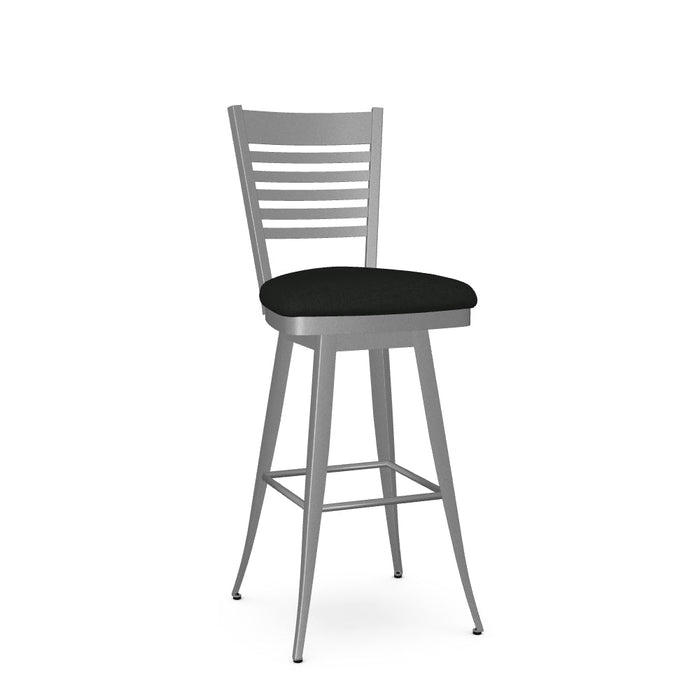 Edwin Swivel Bar Stool - Upholstered