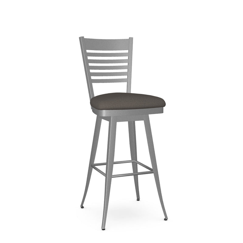 Edwin Swivel Bar Stool - Upholstered