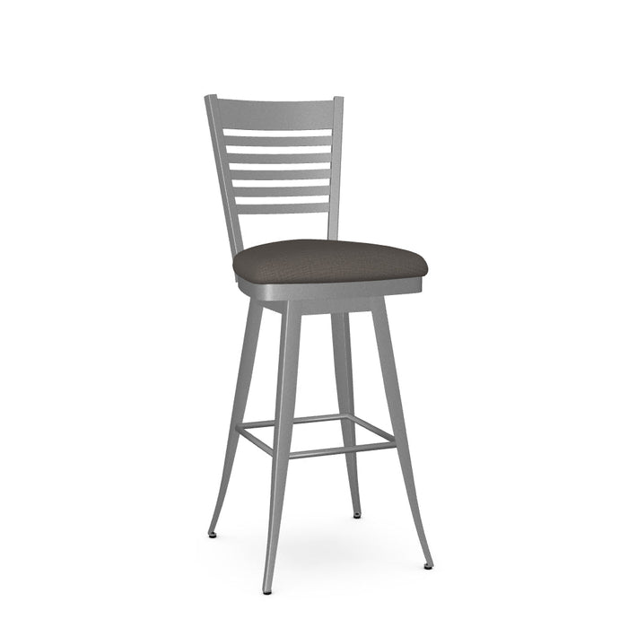 Edwin Swivel Bar Stool - Upholstered
