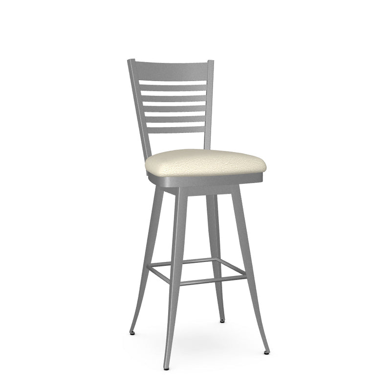 Edwin Swivel Bar Stool - Upholstered