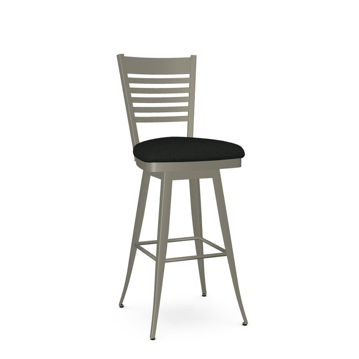 Edwin Swivel Bar Stool - Upholstered