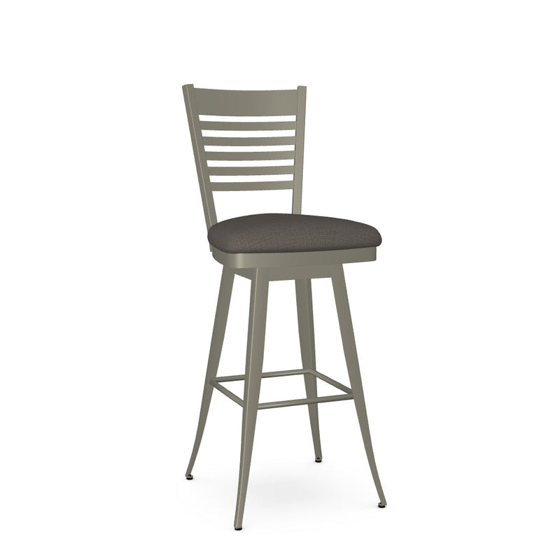 Edwin Swivel Bar Stool - Upholstered