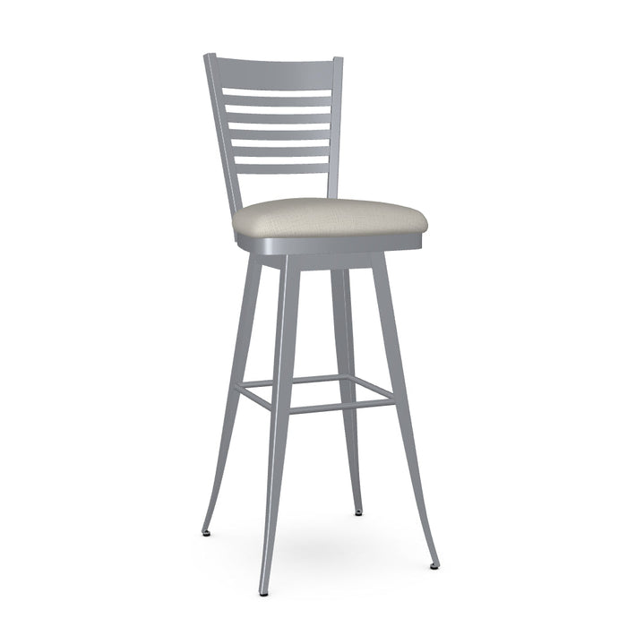 Edwin Swivel Spectator Stool - Upholstered