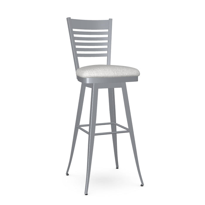 Edwin Swivel Spectator Stool - Upholstered