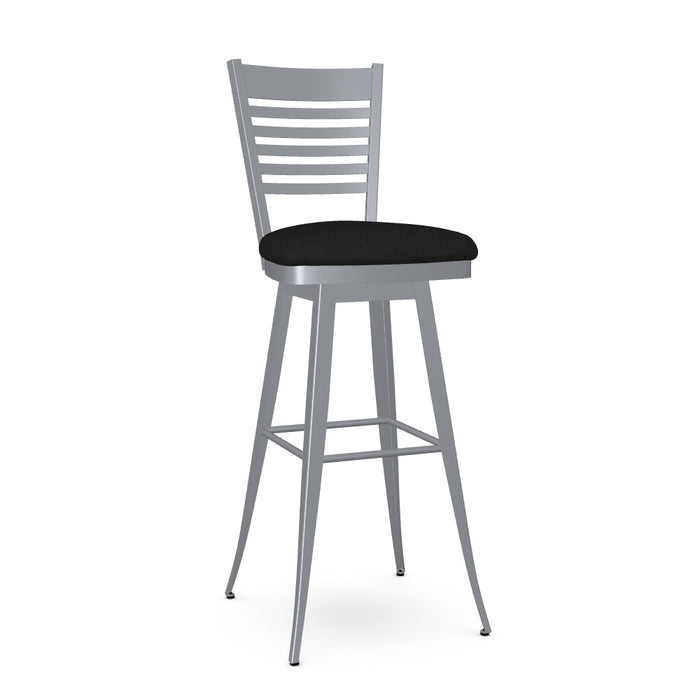 Edwin Swivel Spectator Stool - Upholstered