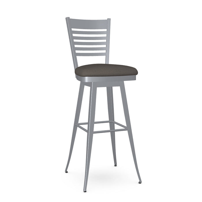 Edwin Swivel Spectator Stool - Upholstered