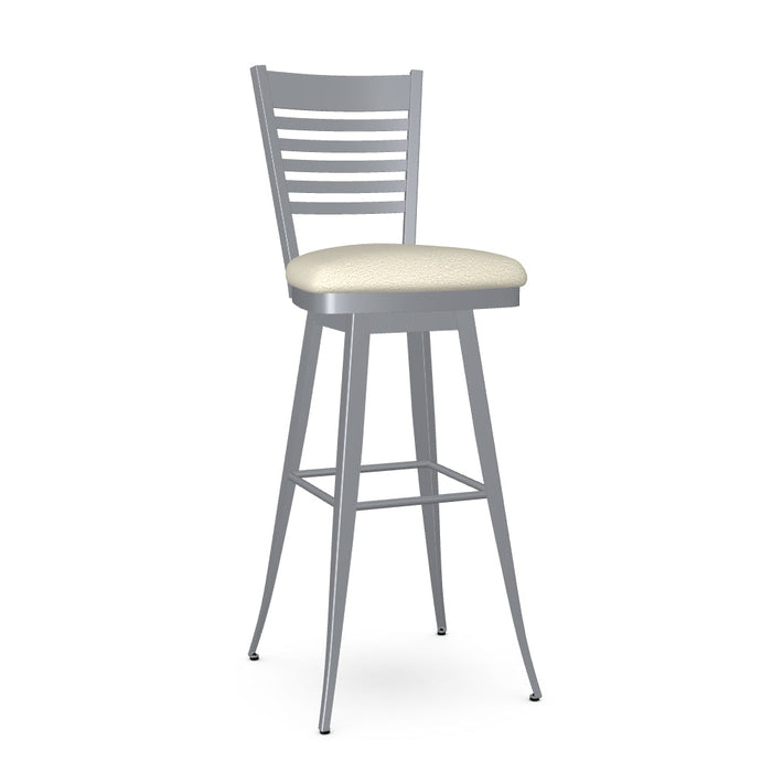 Edwin Swivel Spectator Stool - Upholstered