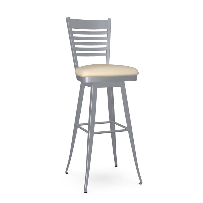 Edwin Swivel Spectator Stool - Upholstered