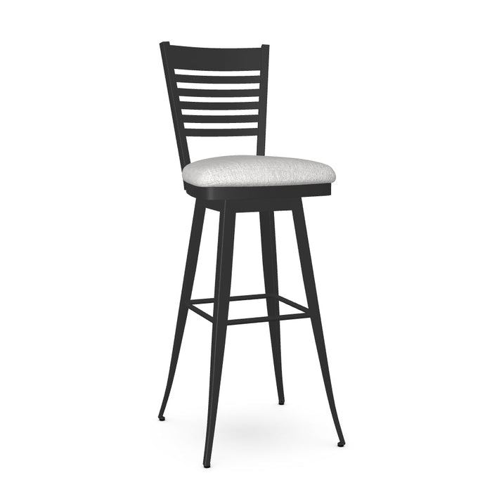 Edwin Swivel Spectator Stool - Upholstered