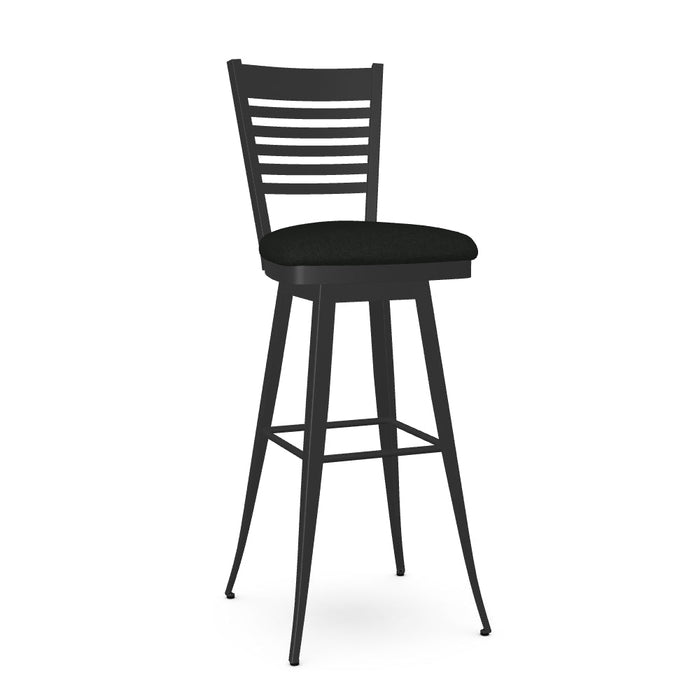 Edwin Swivel Spectator Stool - Upholstered