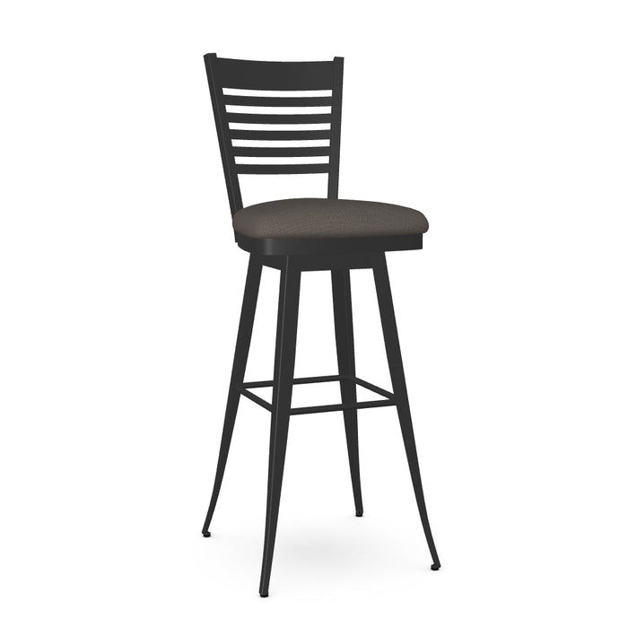 Edwin Swivel Spectator Stool - Upholstered