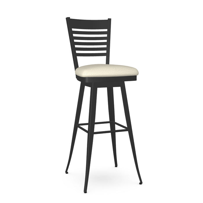 Edwin Swivel Spectator Stool - Upholstered