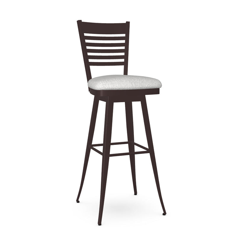 Edwin Swivel Spectator Stool - Upholstered