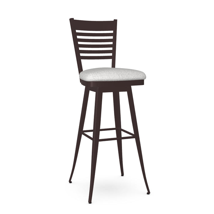 Edwin Swivel Spectator Stool - Upholstered