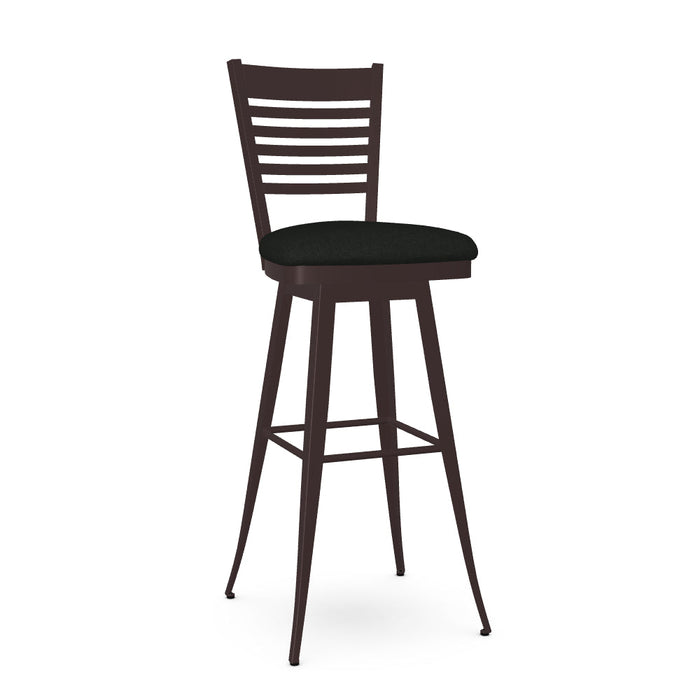 Edwin Swivel Spectator Stool - Upholstered