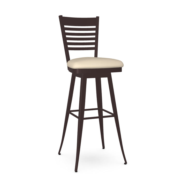 Edwin Swivel Spectator Stool - Upholstered