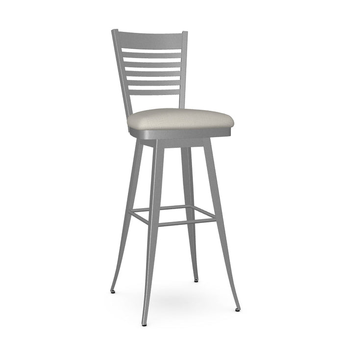 Edwin Swivel Spectator Stool - Upholstered