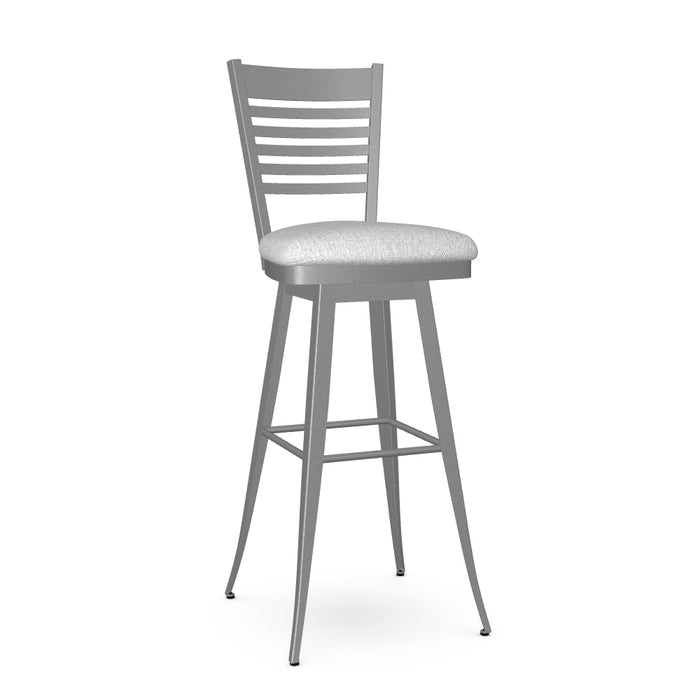Edwin Swivel Spectator Stool - Upholstered