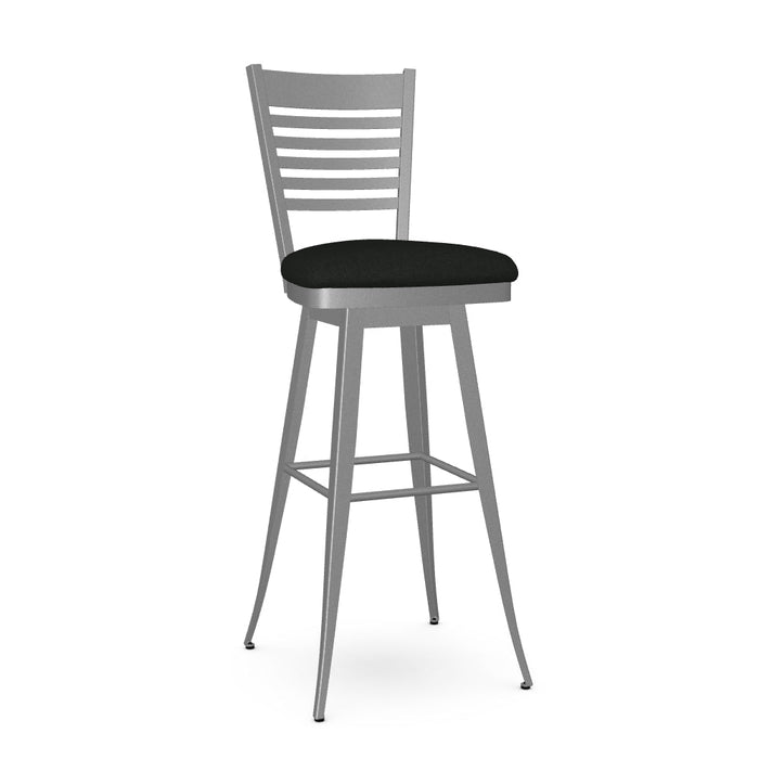 Edwin Swivel Spectator Stool - Upholstered