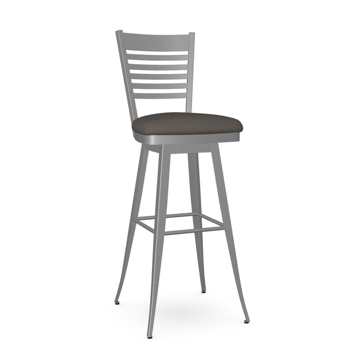 Edwin Swivel Spectator Stool - Upholstered